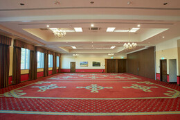 Augusta Suite prepared as a spacious event room